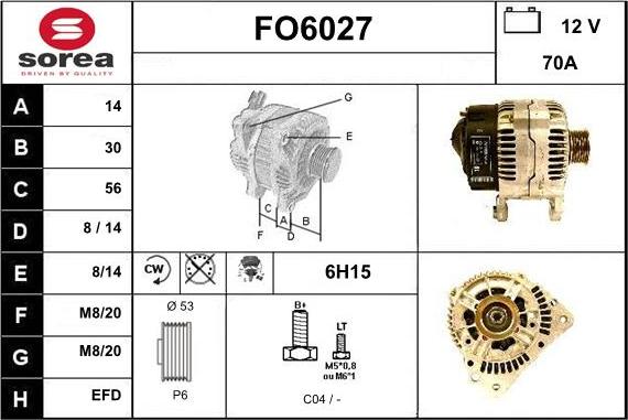 Sera FO6027 - Alternator www.molydon.hr