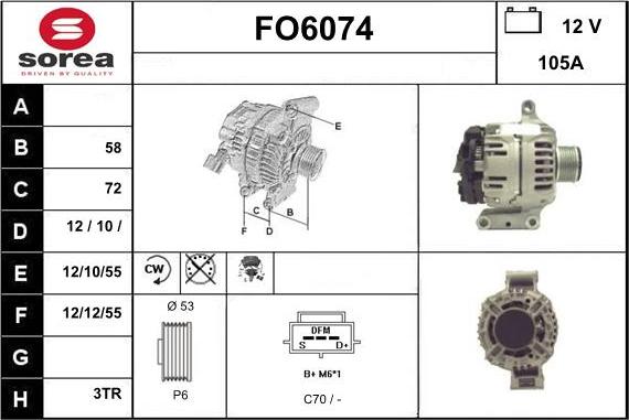 Sera FO6074 - Alternator www.molydon.hr