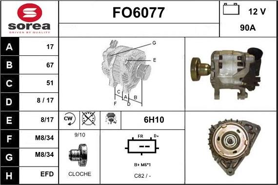 Sera FO6077 - Alternator www.molydon.hr