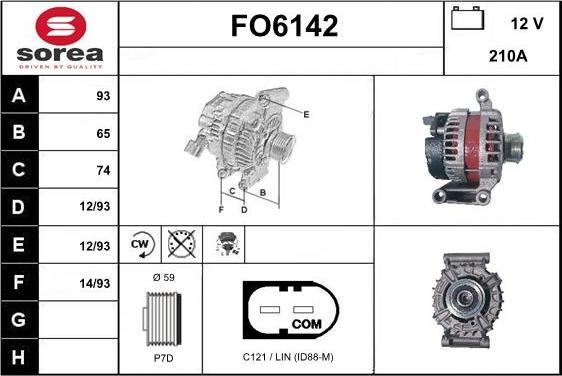 Sera FO6142 - Alternator www.molydon.hr