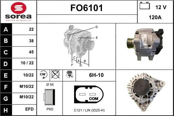 Sera FO6101 - Alternator www.molydon.hr