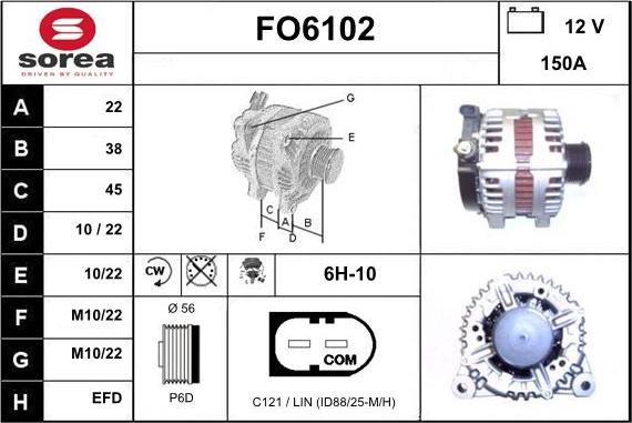 Sera FO6102 - Alternator www.molydon.hr