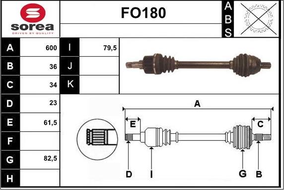 Sera FO180 - Pogonska osovina www.molydon.hr