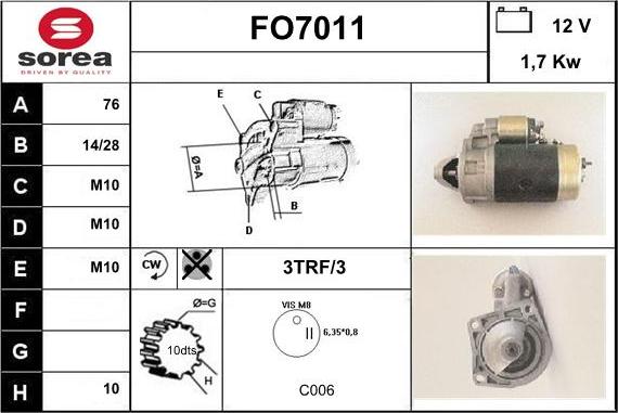 Sera FO7011 - Starter www.molydon.hr