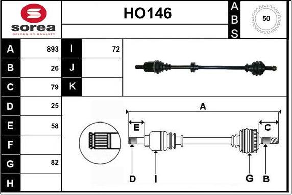 Sera HO146 - Pogonska osovina www.molydon.hr