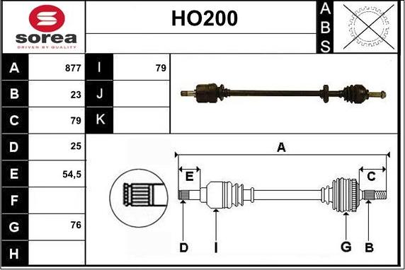 Sera HO200 - Pogonska osovina www.molydon.hr