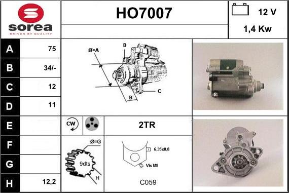 Sera HO7007 - Starter www.molydon.hr