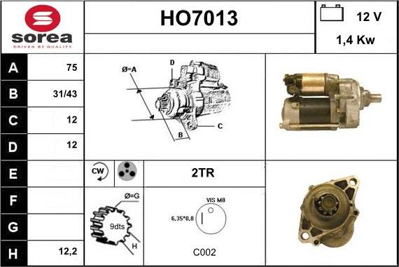 Sera HO7013 - Starter www.molydon.hr