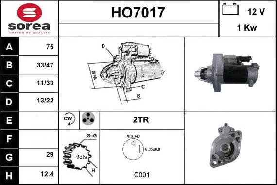 Sera HO7017 - Starter www.molydon.hr