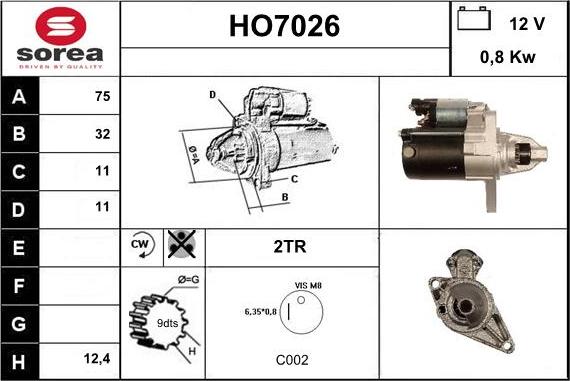 Sera HO7026 - Starter www.molydon.hr