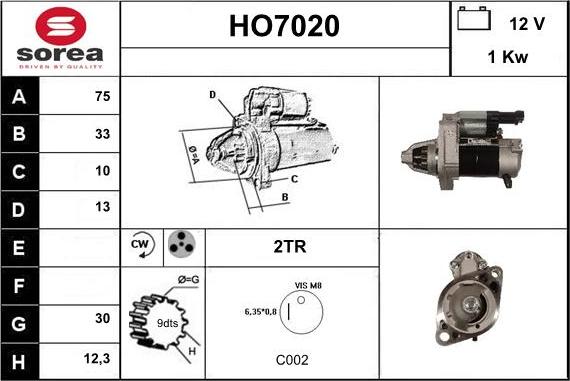 Sera HO7020 - Starter www.molydon.hr