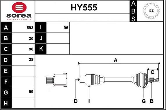 Sera HY555 - Pogonska osovina www.molydon.hr