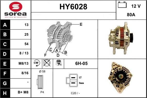 Sera HY6028 - Alternator www.molydon.hr