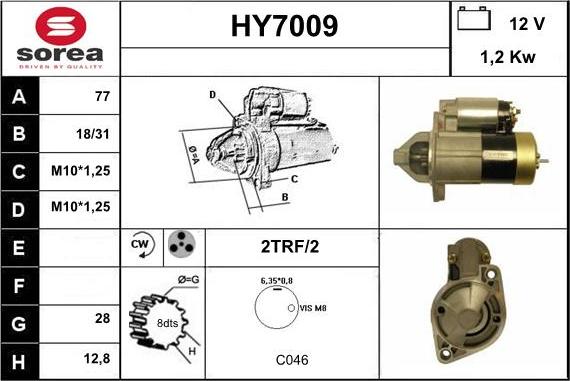 Sera HY7009 - Starter www.molydon.hr