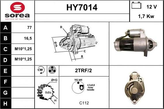 Sera HY7014 - Starter www.molydon.hr