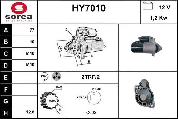 Sera HY7010 - Starter www.molydon.hr