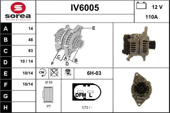 Sera IV6005 - Alternator www.molydon.hr