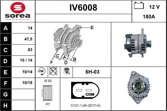 Sera IV6008 - Alternator www.molydon.hr