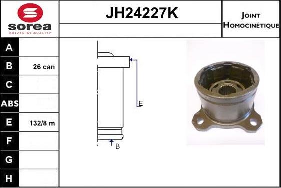 Sera JH24227K - Kardan, Pogonska osovina www.molydon.hr