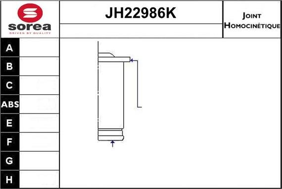 Sera JH22986K - Kardan, Pogonska osovina www.molydon.hr