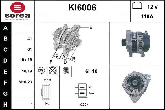 Sera KI6006 - Alternator www.molydon.hr