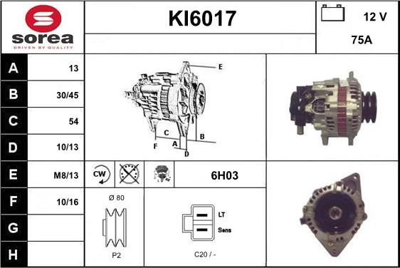 Sera KI6017 - Alternator www.molydon.hr