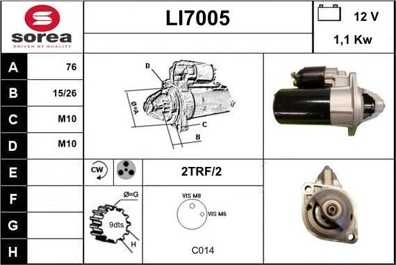 Sera LI7005 - Starter www.molydon.hr