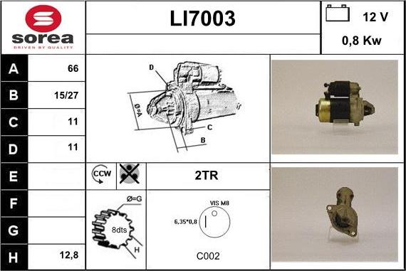 Sera LI7003 - Starter www.molydon.hr