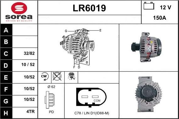 Sera LR6019 - Alternator www.molydon.hr