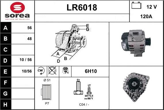 Sera LR6018 - Alternator www.molydon.hr