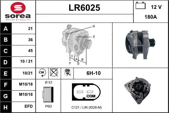 Sera LR6025 - Alternator www.molydon.hr