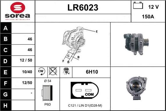 Sera LR6023 - Alternator www.molydon.hr