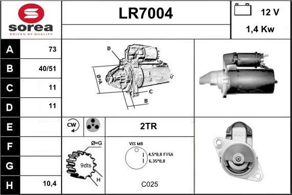 Sera LR7004 - Starter www.molydon.hr