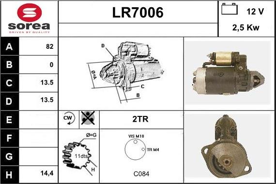 Sera LR7006 - Starter www.molydon.hr