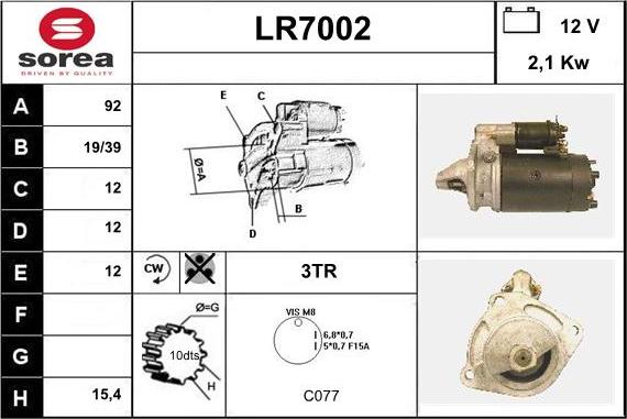 Sera LR7002 - Starter www.molydon.hr