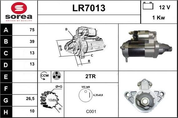 Sera LR7013 - Starter www.molydon.hr