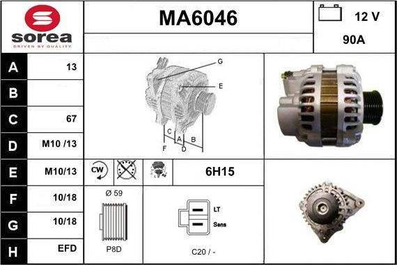 Sera MA6046 - Alternator www.molydon.hr