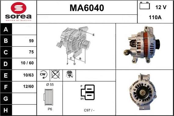 Sera MA6040 - Alternator www.molydon.hr