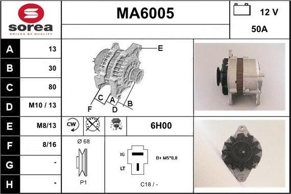 Sera MA6005 - Alternator www.molydon.hr