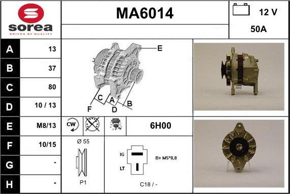 Sera MA6014 - Alternator www.molydon.hr