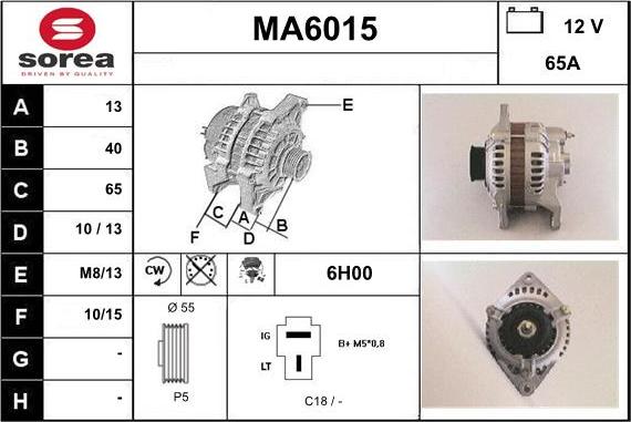 Sera MA6015 - Alternator www.molydon.hr