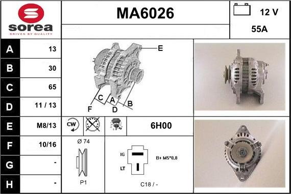 Sera MA6026 - Alternator www.molydon.hr