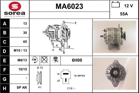 Sera MA6023 - Alternator www.molydon.hr