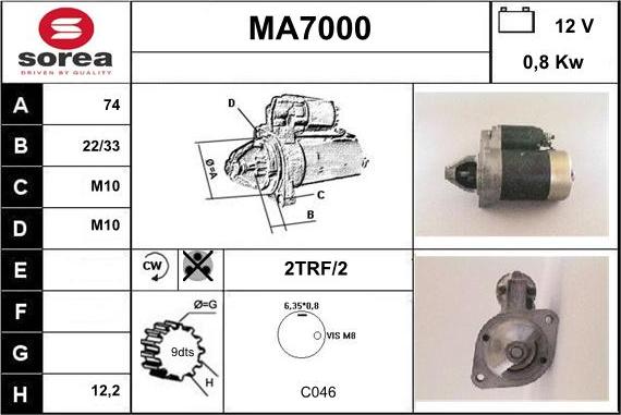 Sera MA7000 - Starter www.molydon.hr