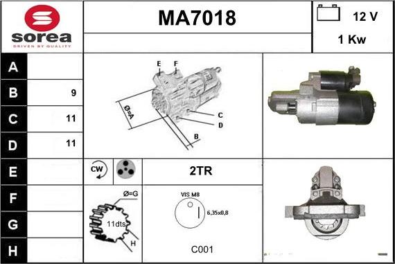 Sera MA7018 - Starter www.molydon.hr