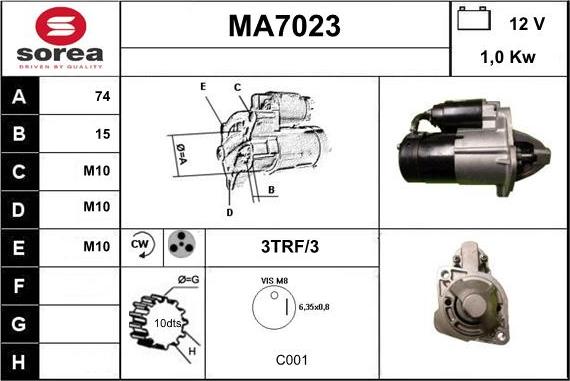 Sera MA7023 - Starter www.molydon.hr