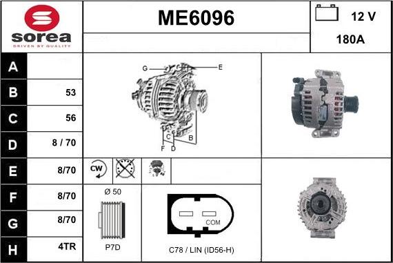 Sera ME6096 - Alternator www.molydon.hr