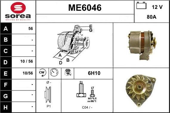 Sera ME6046 - Alternator www.molydon.hr