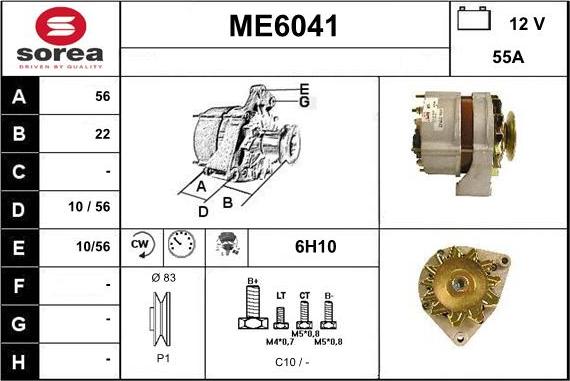 Sera ME6041 - Alternator www.molydon.hr