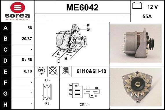 Sera ME6042 - Alternator www.molydon.hr